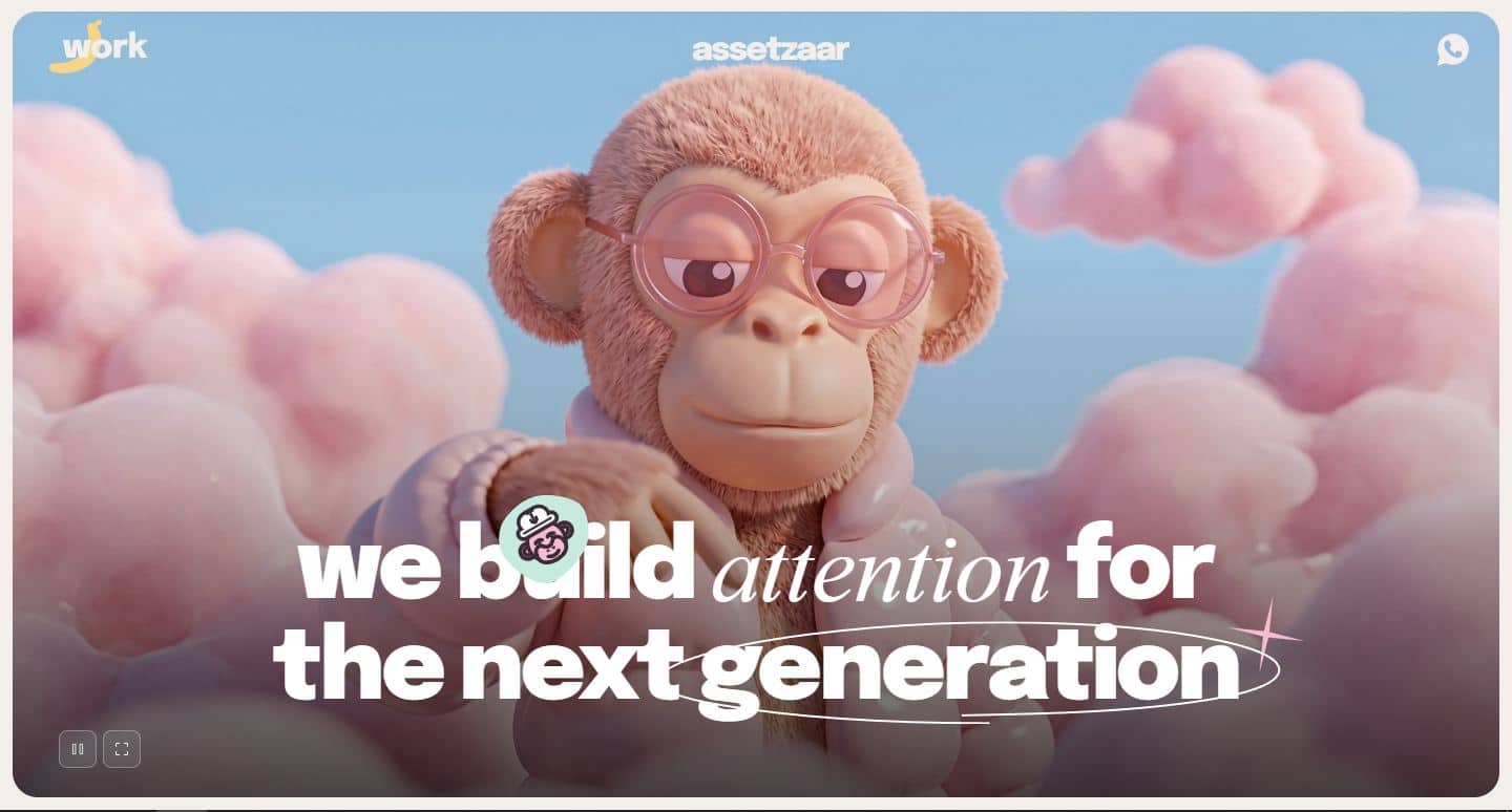 Monkeys — Animated Agency Landing Page Template for Next.js 15 & GSAP preview